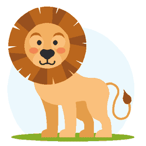 Gif animé lion soleil